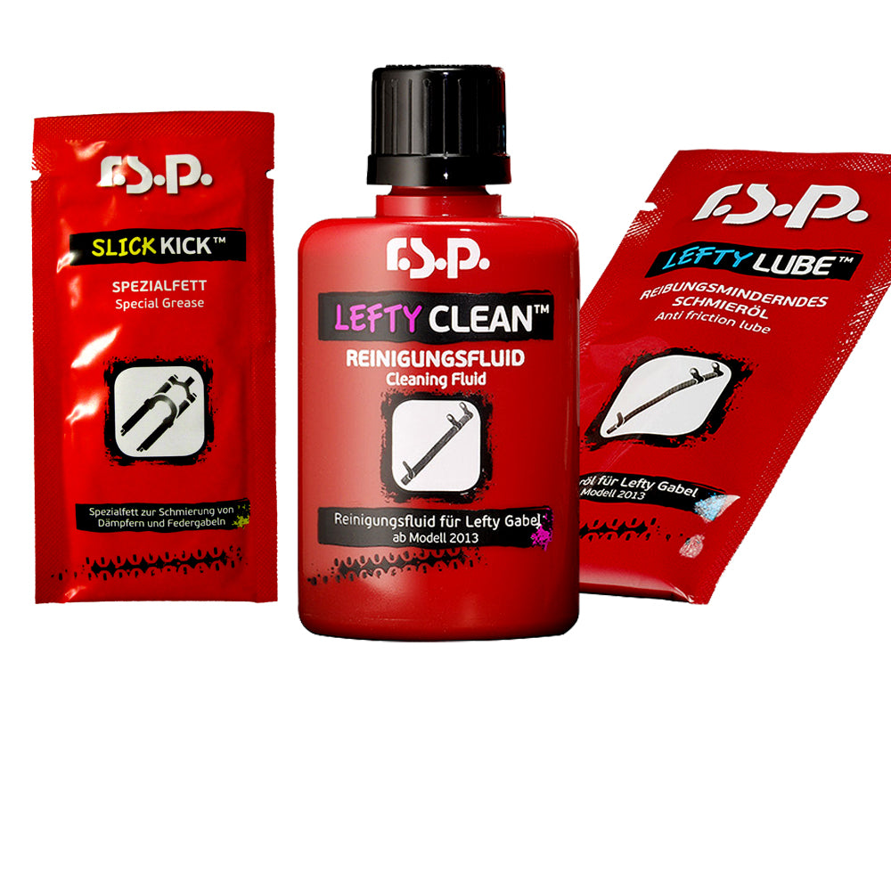 Kit de manutenção para forqueta Lefty RSP LEFTY OCHO KIT (50 ml + 10 ml + 8 g)