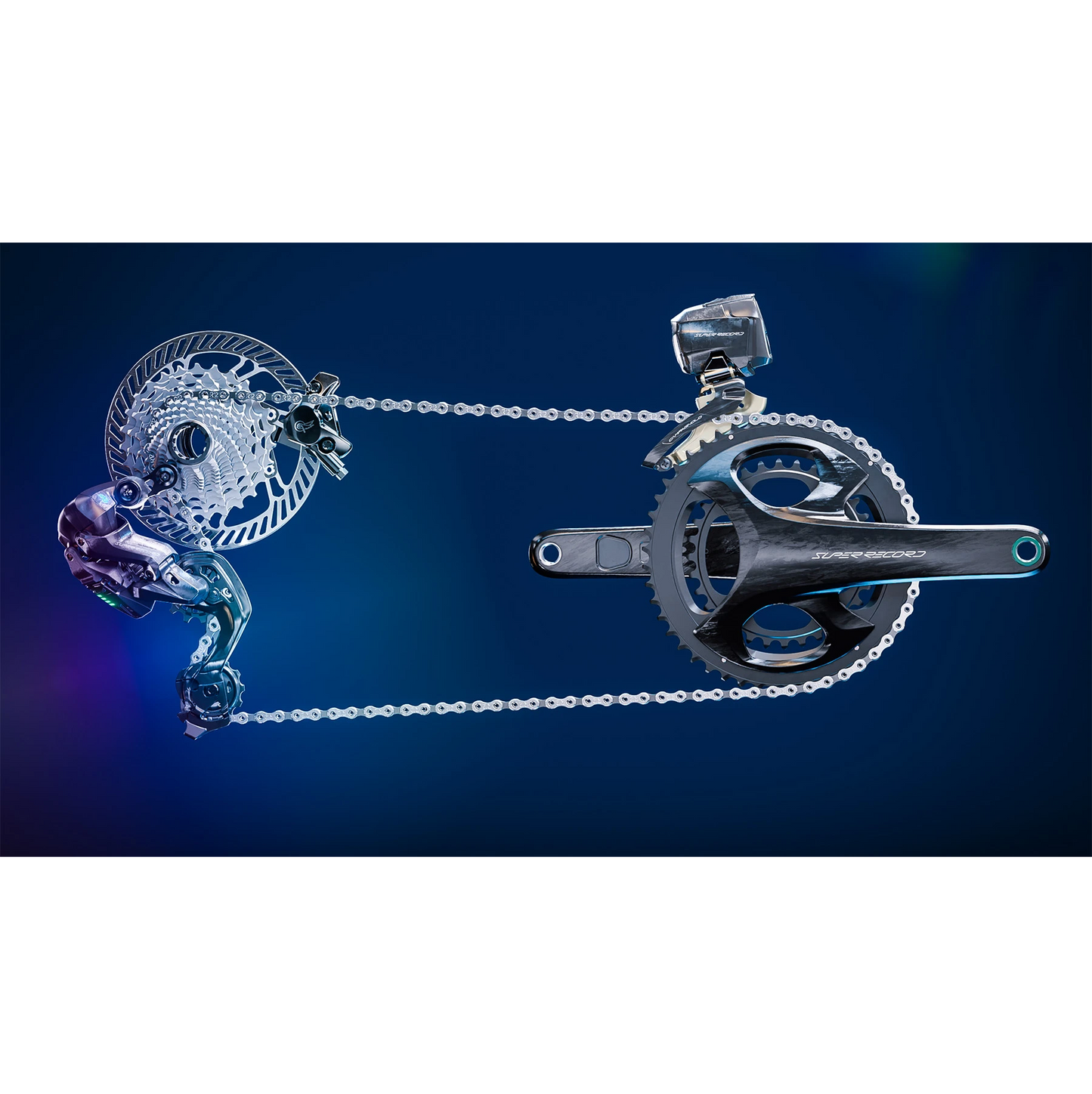 Pacote CAMPAGNOLO SUPER RECORD WRL 2x12V