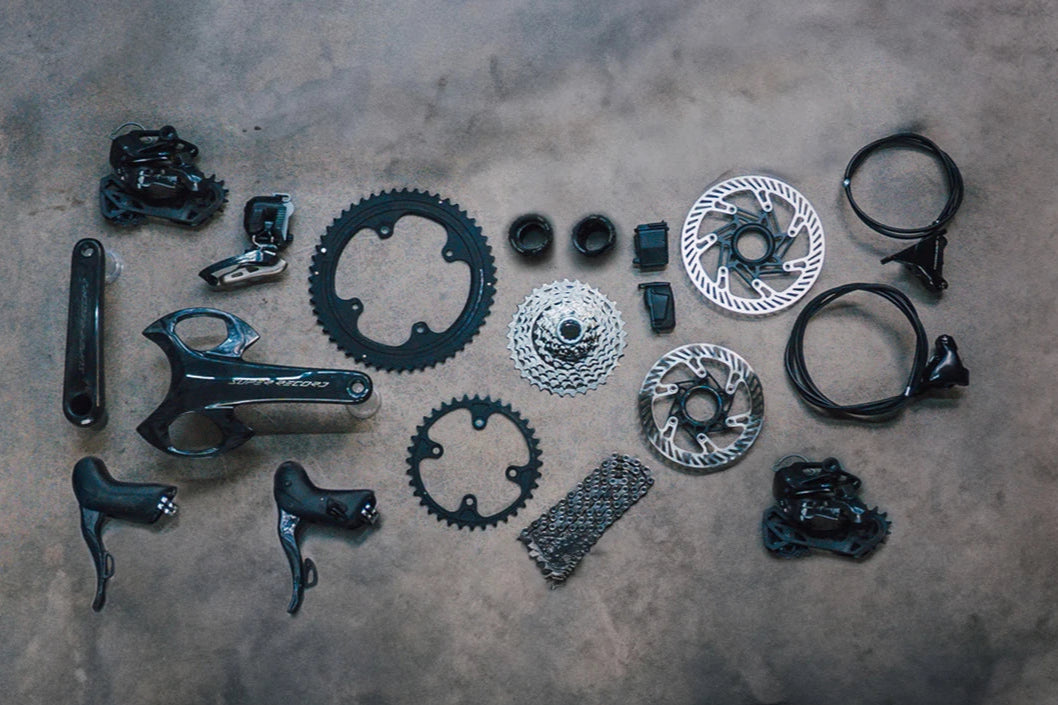 Pacote CAMPAGNOLO SUPER RECORD WRL 2x13V