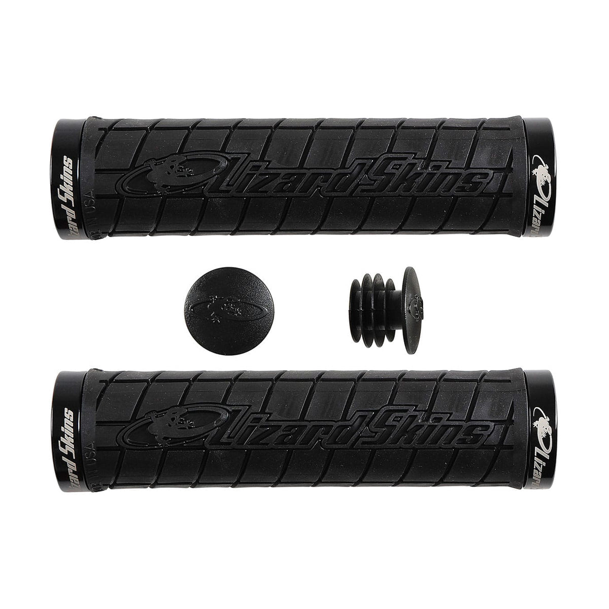 Punhos LIZARD SKINS LOGO Lock-On Preto