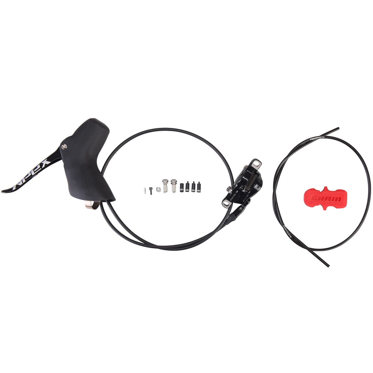 Par de manetes e pinças SRAM APEX HRD 1x11 Post Mount Discless