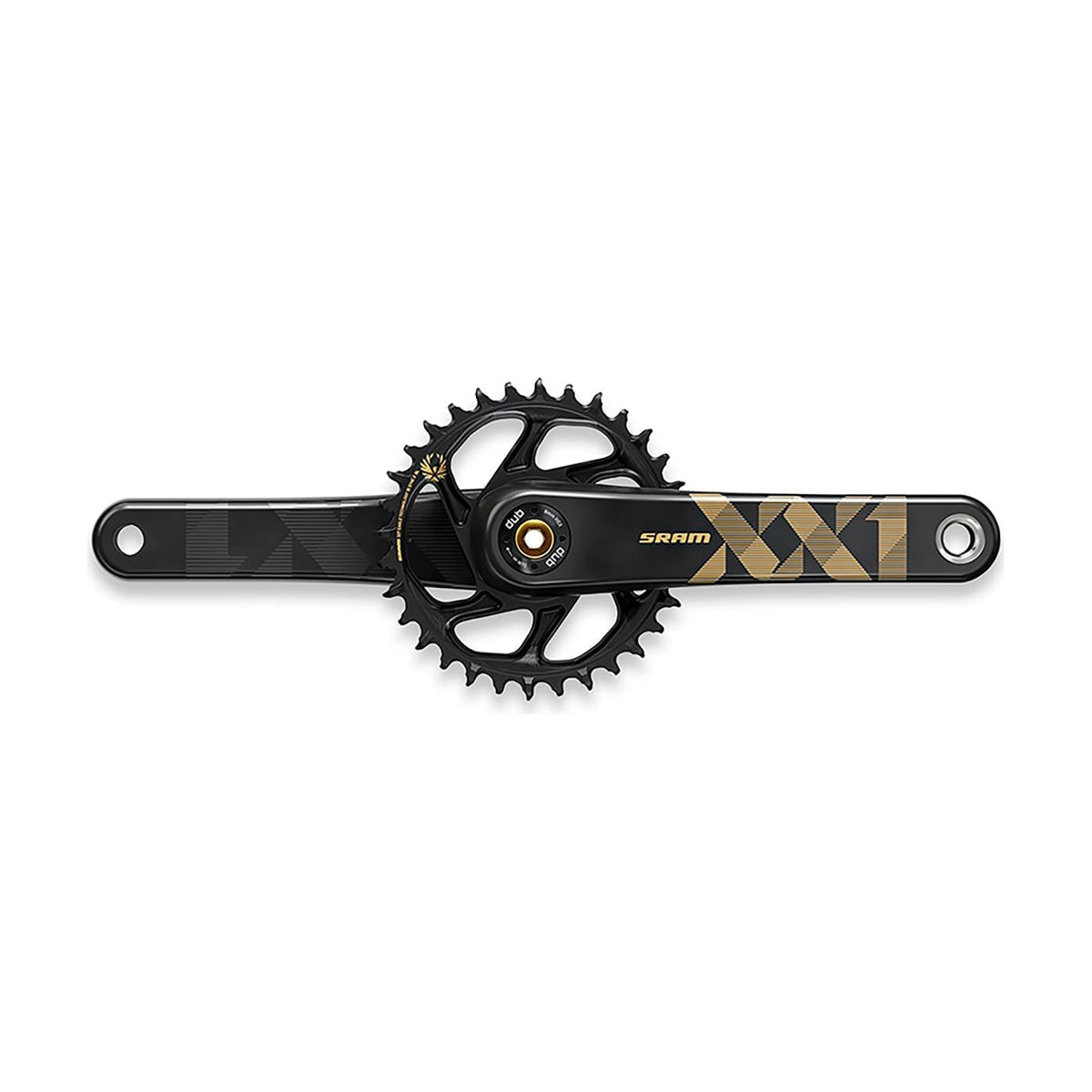 Pedaleira 12V SRAM EAGLE XX1 X-SYNC2 BOOST DUB Direct Mount Dourado