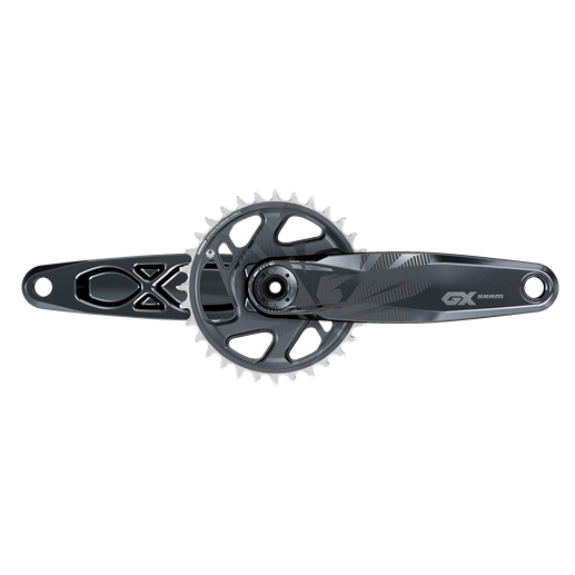 Pedaleira SRAM GX EAGLE FAT BIKE 4" DUB 11/12V Mono Cinzento