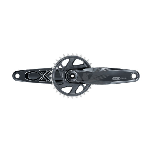 Pedivela Mono 11/12V SRAM GX EAGLE FAT BIKE 5" DUB Cinzento