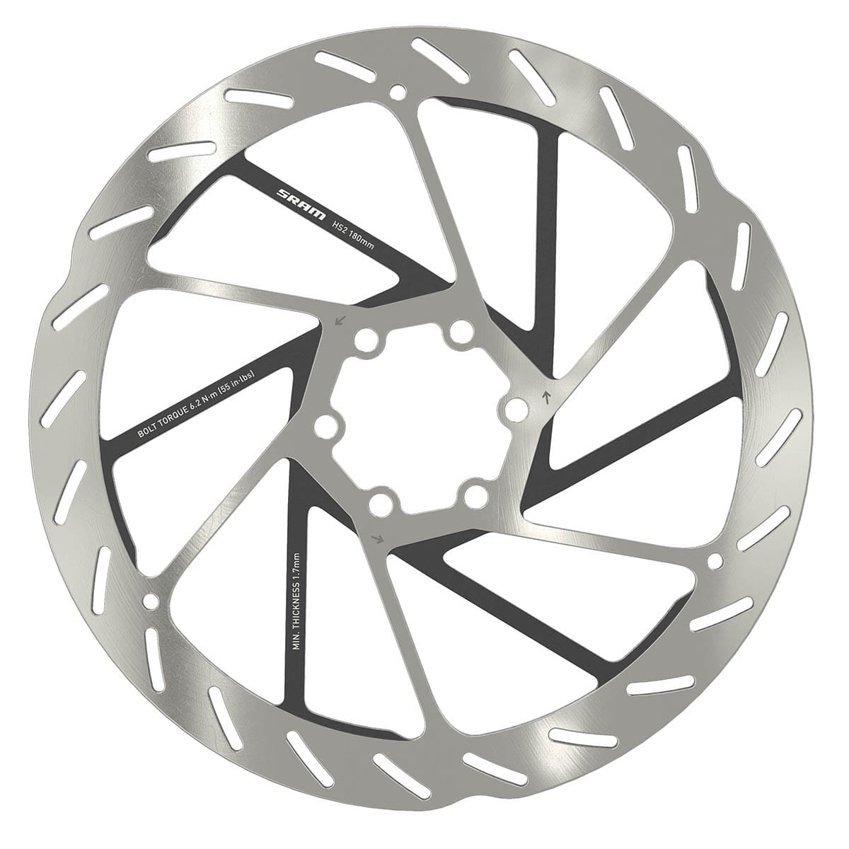 Disco SRAM HS2 de 6 furos