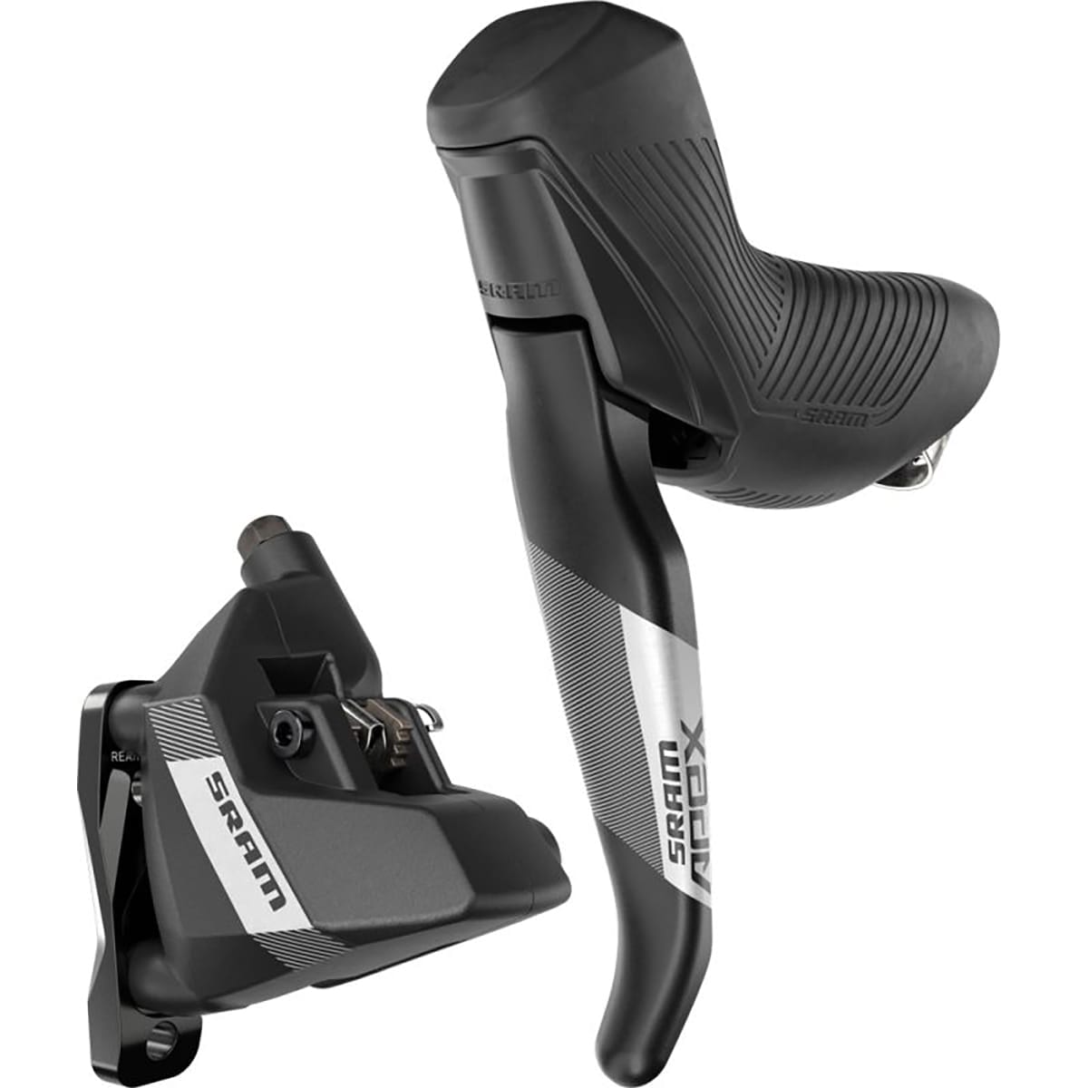 Par de manetes e pinças SRAM APEX AXS D1 HRD 1x12 Flat Mount Discless