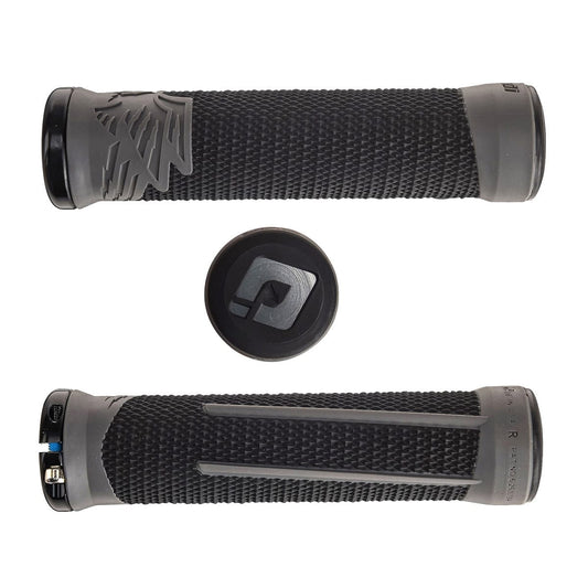 Punhos ODI AARON GWIN 2 Lock-On 135 mm Preto/Cinza