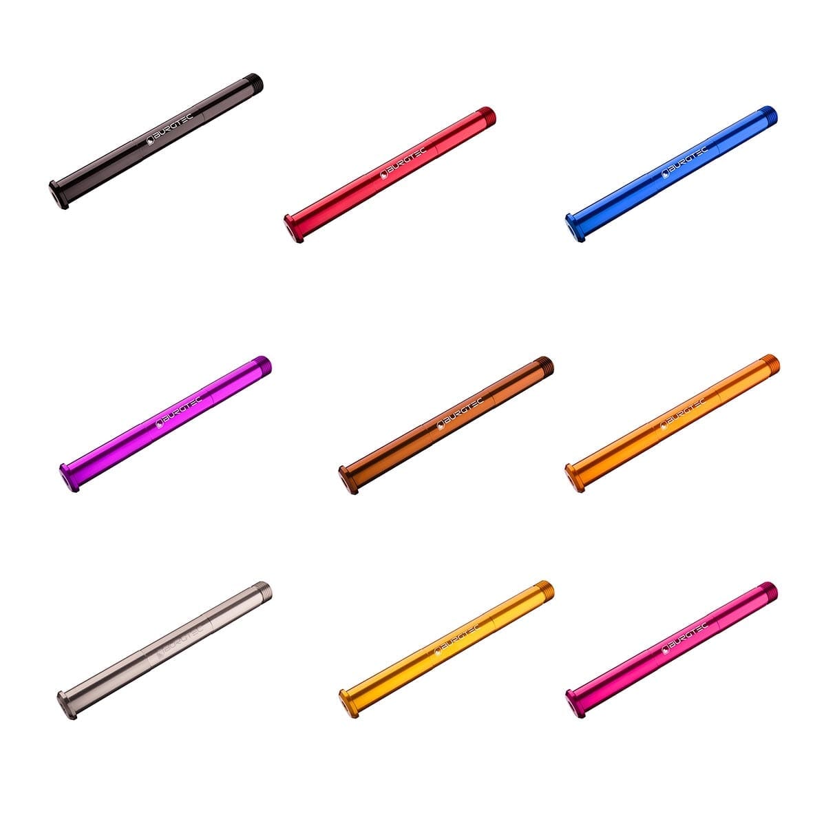 Axe de Roue Avant BURGTEC pour Fourches Rockshox 15x110 mm Boost Rose