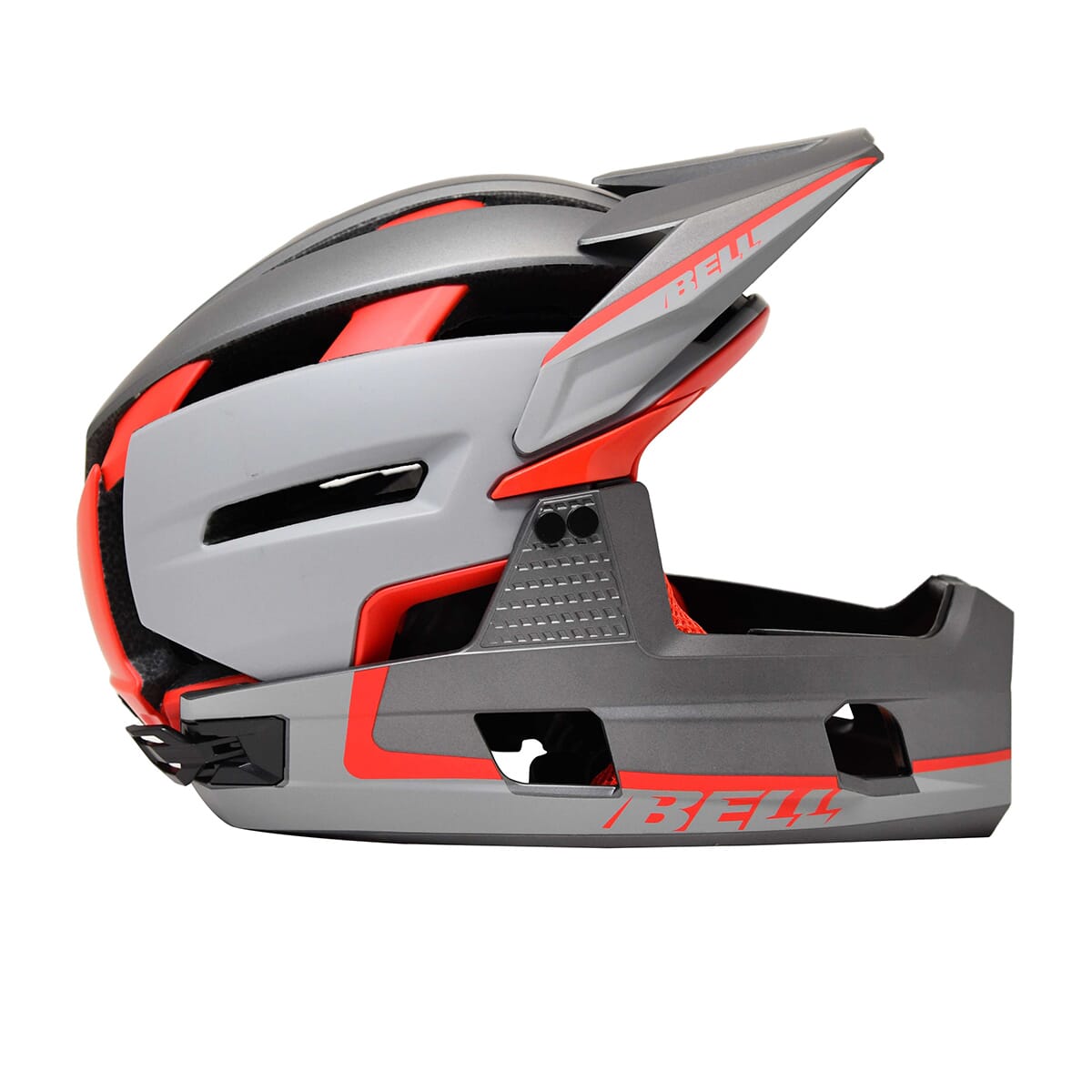 Capacete de BTT BELL SUPER AIR R MIPS Cinzento/Vermelho