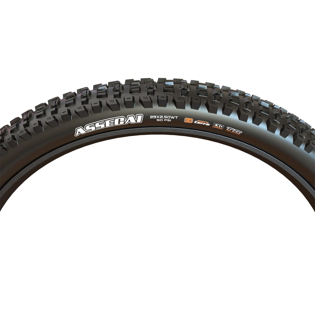 Maxxis Assegai Tire 29x2.50 WT Bikepark DH Rigide Ready Rigide noir