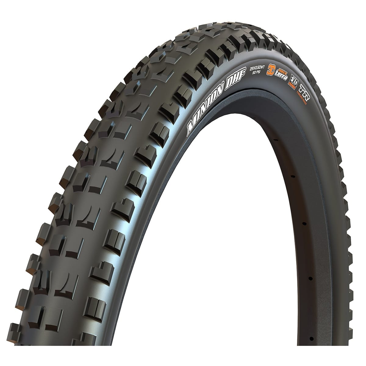 Pneu maxxis Minion dhf 29x2.50 wt dh e50 3c maxxgrip hemoilless pronto flexível preto
