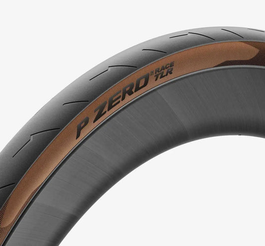 Pneu PIRELLI P ZERO RACE TLR 700c Tubeless Ready Castanho