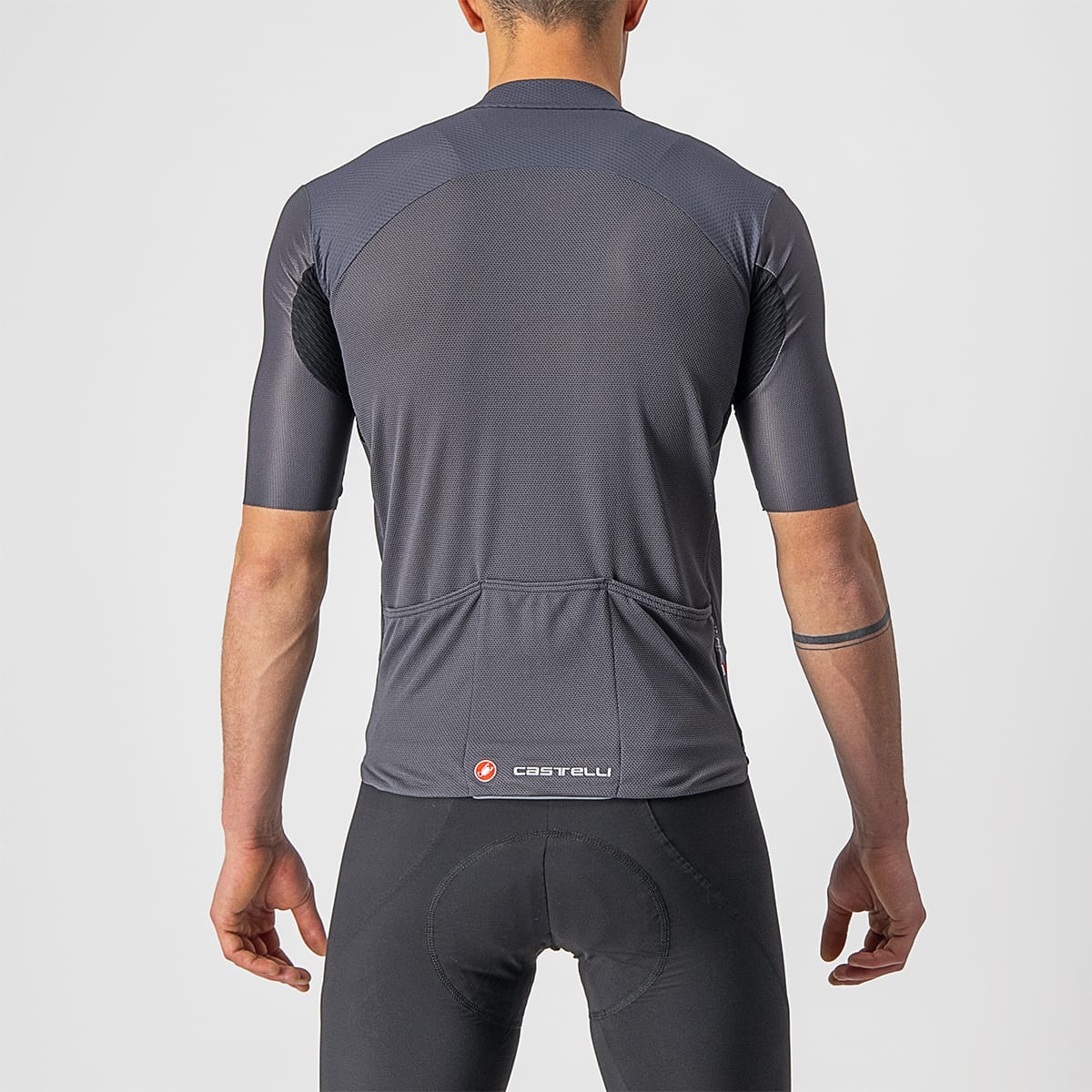 Camisola de manga curta CASTELLI ENDURANCE ELITE Cinzento