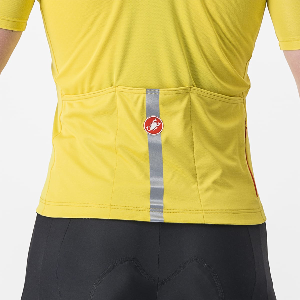 CASTELLI CLASSIFICA Camisola de manga curta Amarelo