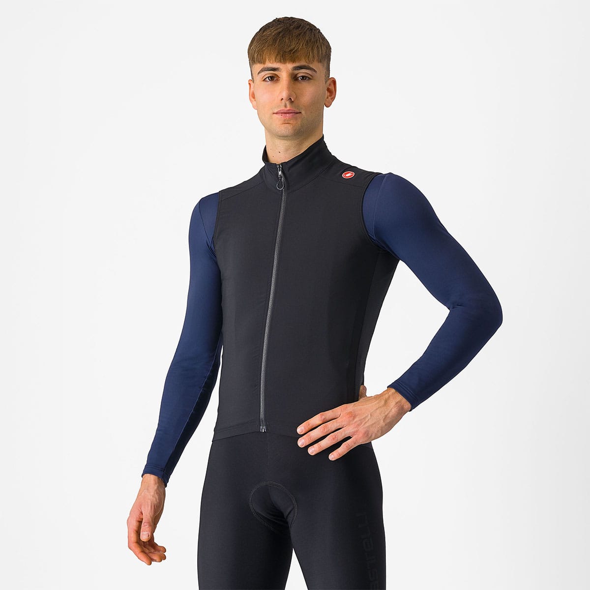 Colete sem mangas CASTELLI ESPRESSO Preto
