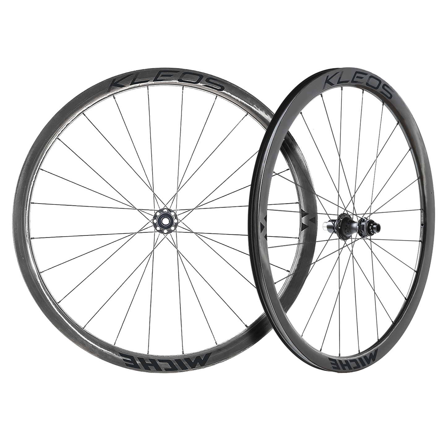 Par de rodas MICHE KLEOS 36 DISC Tubeless Ready (bloqueio central)