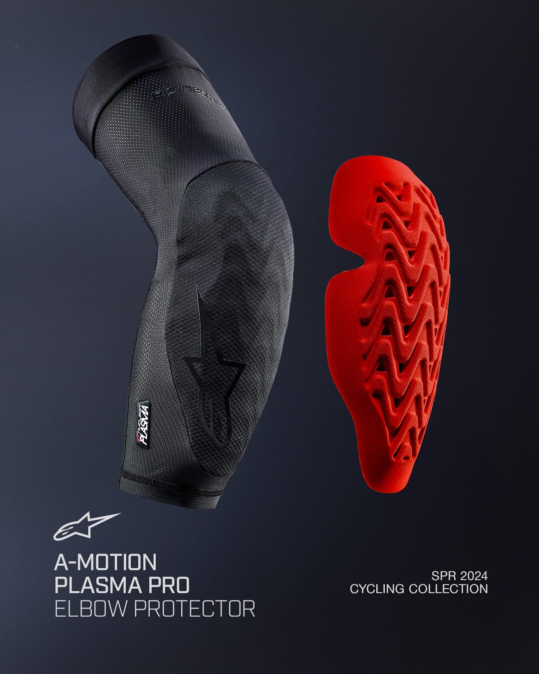 Cotoveleiras ALPINESTARS A-MOTION PLASMA PRO Preto