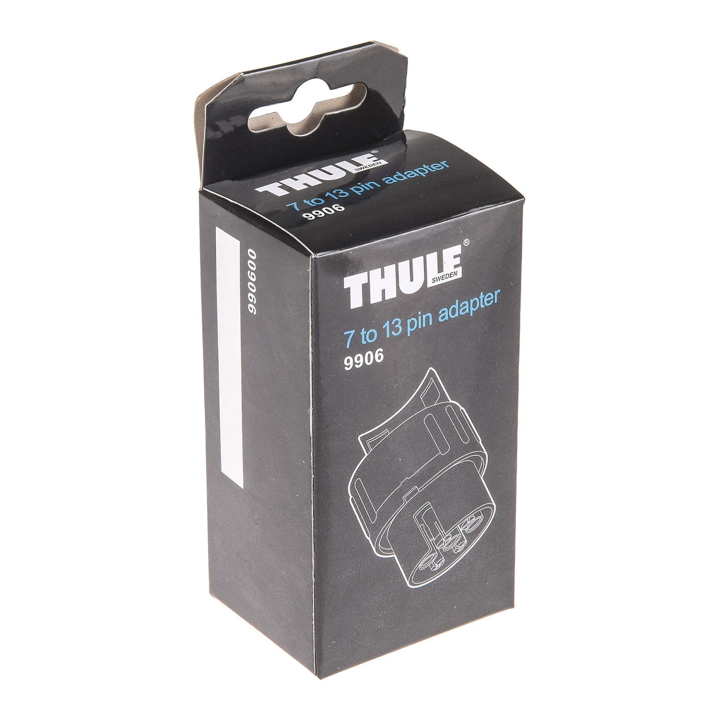 Adaptador de 7 pinos para 13 pinos para engate de bola THULE Preto
