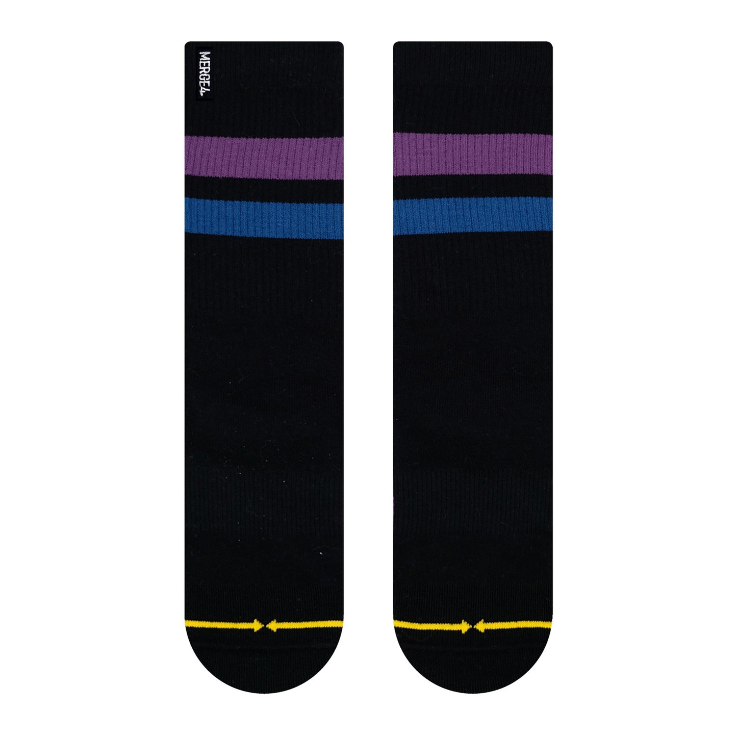 Meias MERGE4 REPREVE SUBLTE GRAPE BLACK