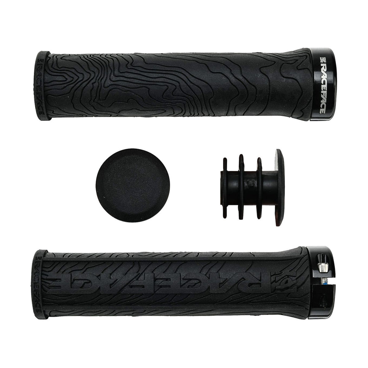 Grips RACE FACE HALF NELSON Lock-On Cinzento