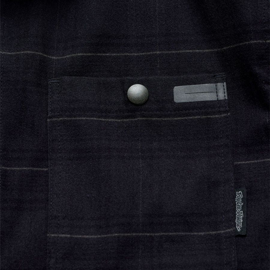 Camisola técnica TROY LEE GRIND DESIGNS FLANNEL PLAID Carbon