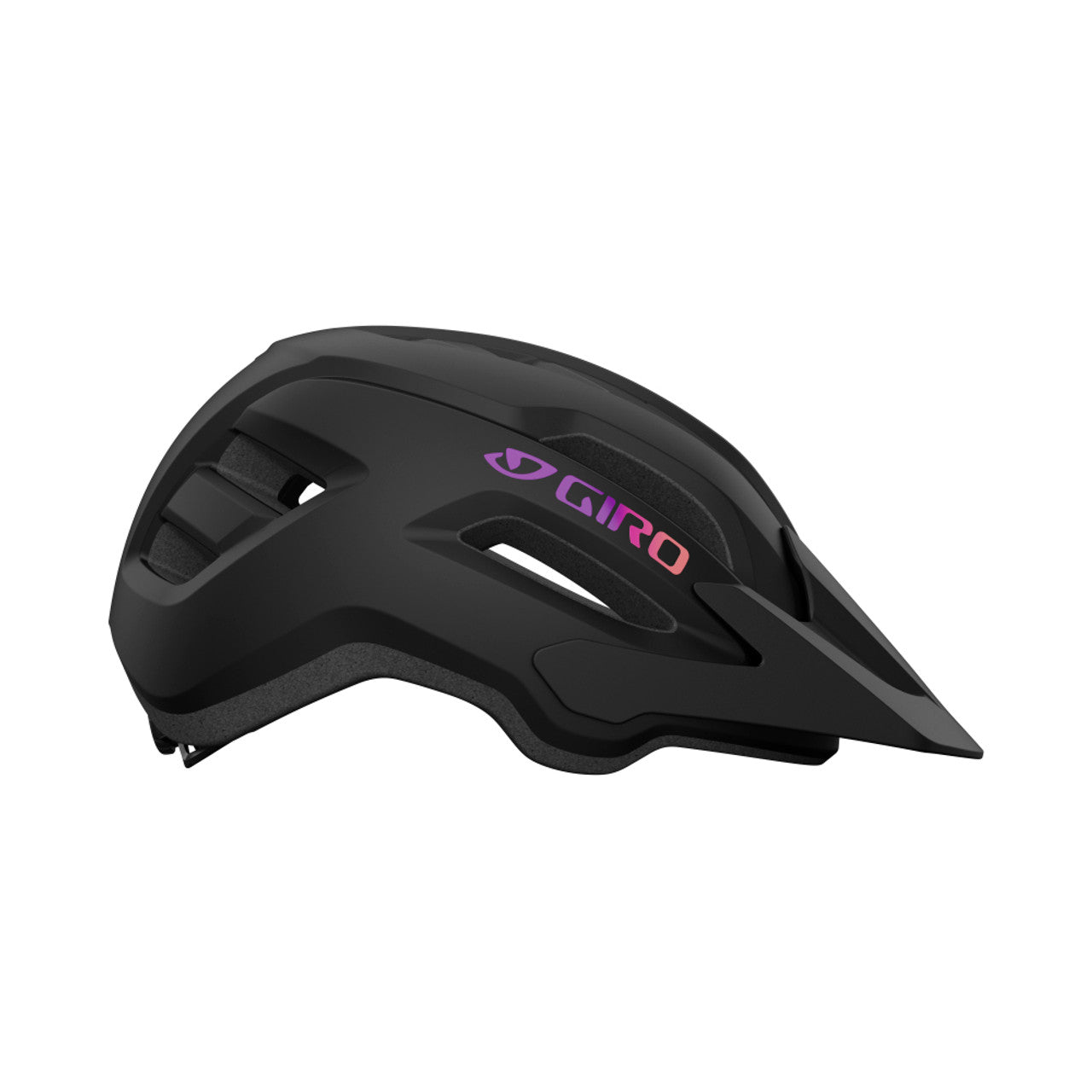 Capacete de BTT GIRO FIXTURE II para mulher Preto Mate/Rosa