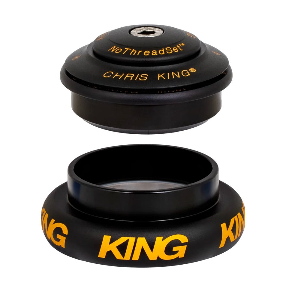 Auricular semi-integrado/externo CHRIS KING INSET 8 1"1/8-1"1/4 ZS44/EC44 Preto/dourado