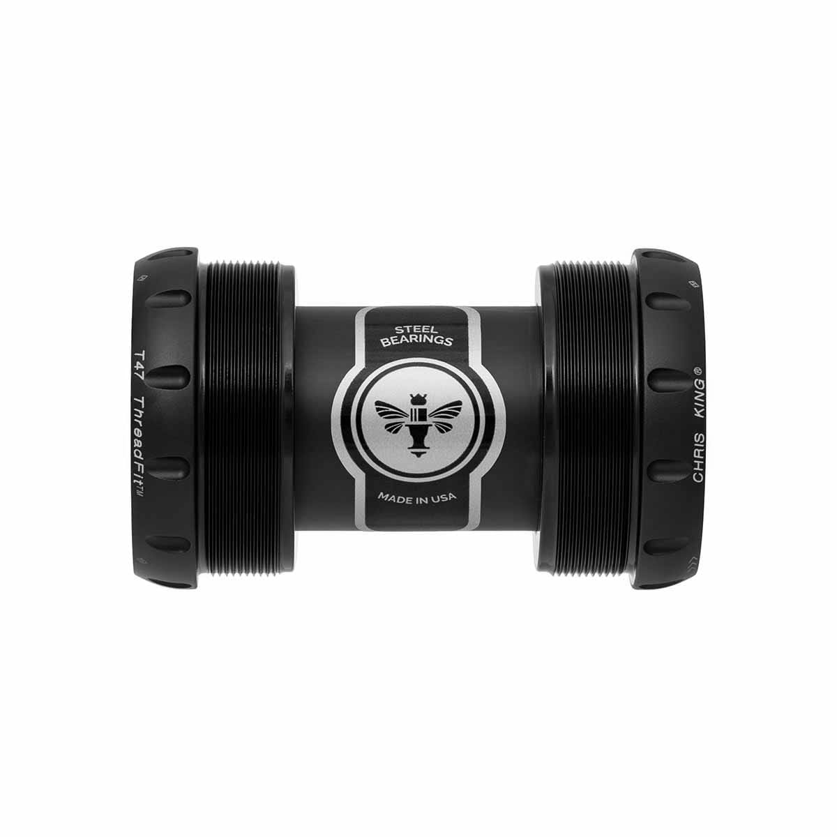 Boîtier de Pédalier CHRIS KING ThreadFit T47 30x 68/73mm Noir / Or