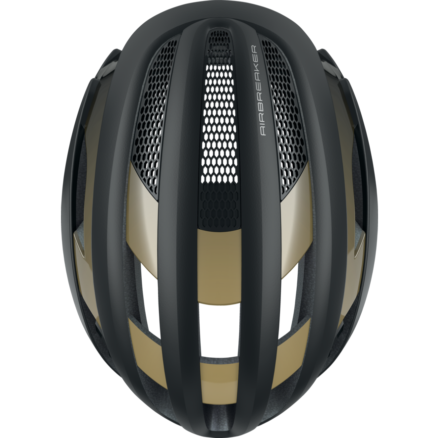 Capacete de estrada ABUS AIRBREAKER Preto/Dourado