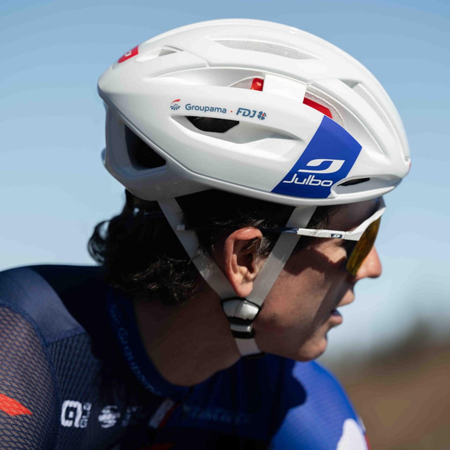 Capacete de estrada JULBO FINISHER EVO FDJ Branco
