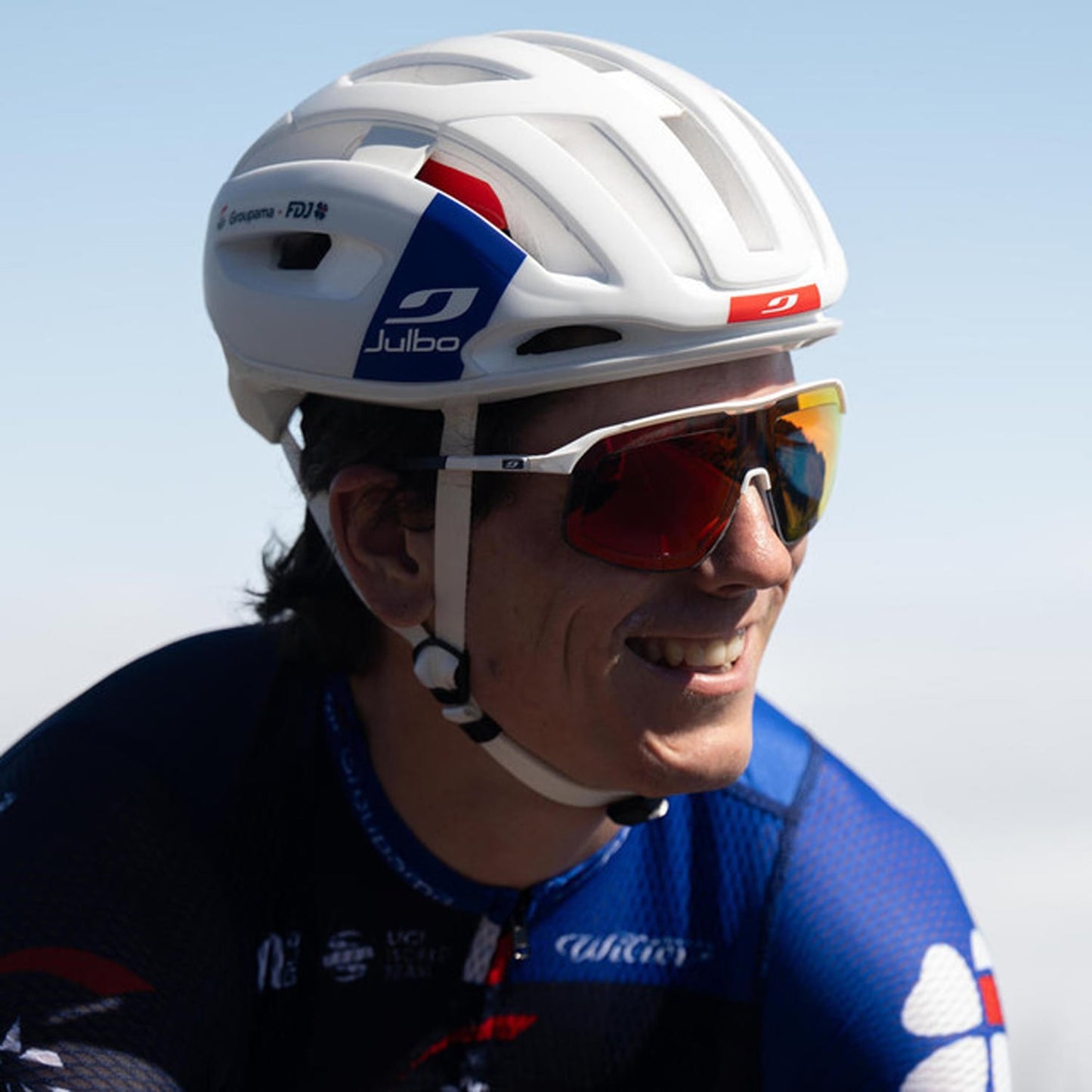 Capacete de estrada JULBO FINISHER EVO FDJ Branco