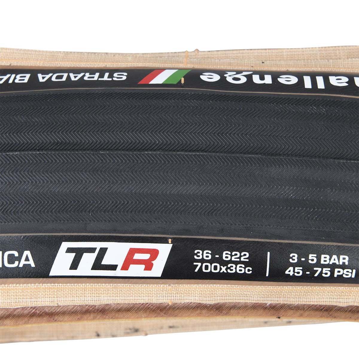Pneu CHALLENGE STRADA BIANCA NILON SUPERLIGHT 700x36 Tubeless Ready Bege