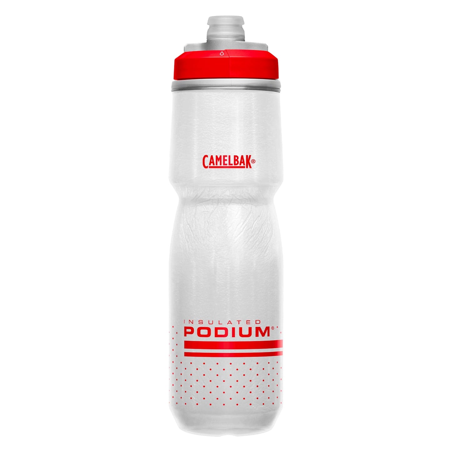 Garrafa térmica CAMELBAK PODIUM CHILL Branco/Vermelho