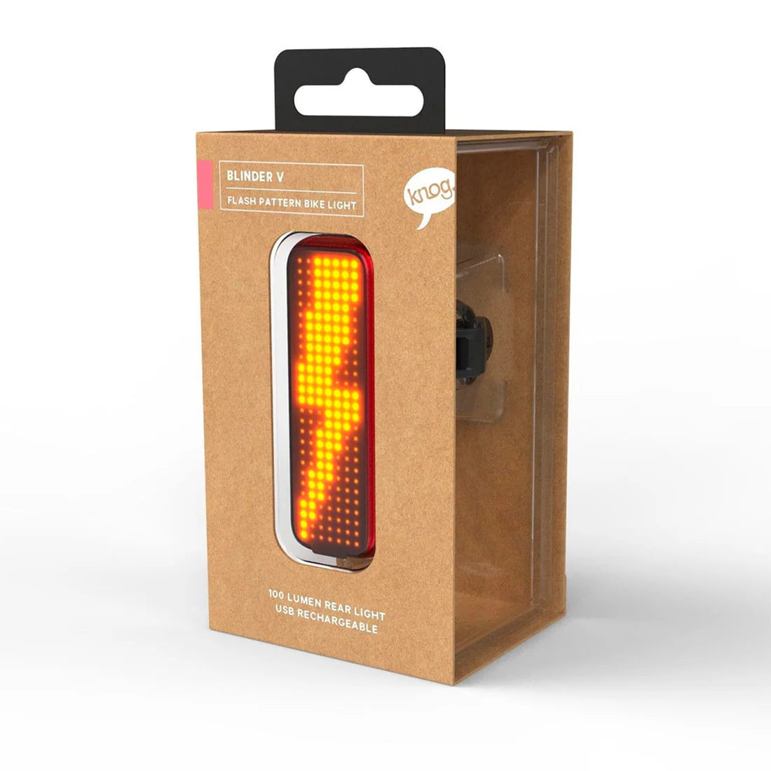 KNOG BLINDER V luz traseira - Parafuso - Preto