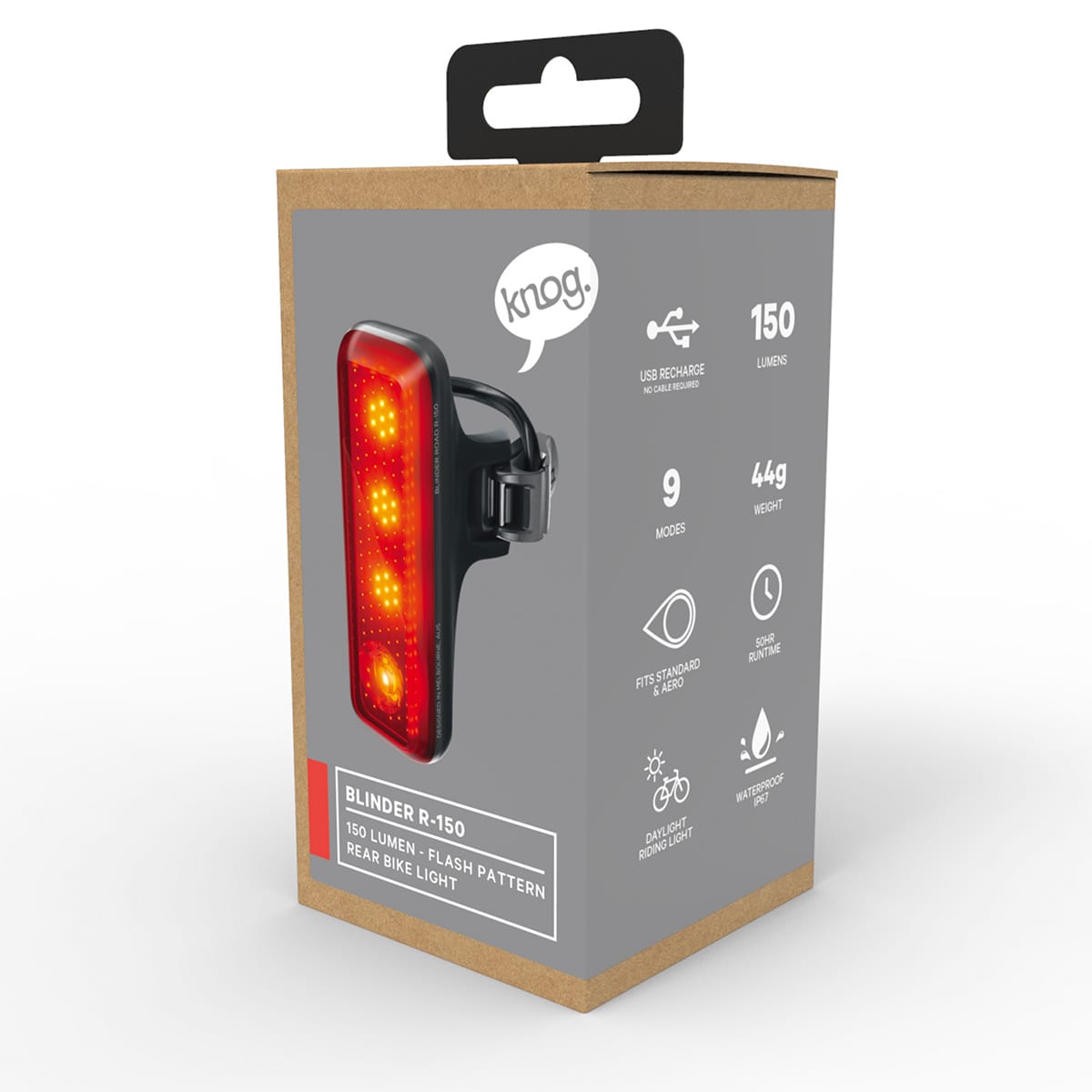 Retrovisor KNOG 150 - Preto