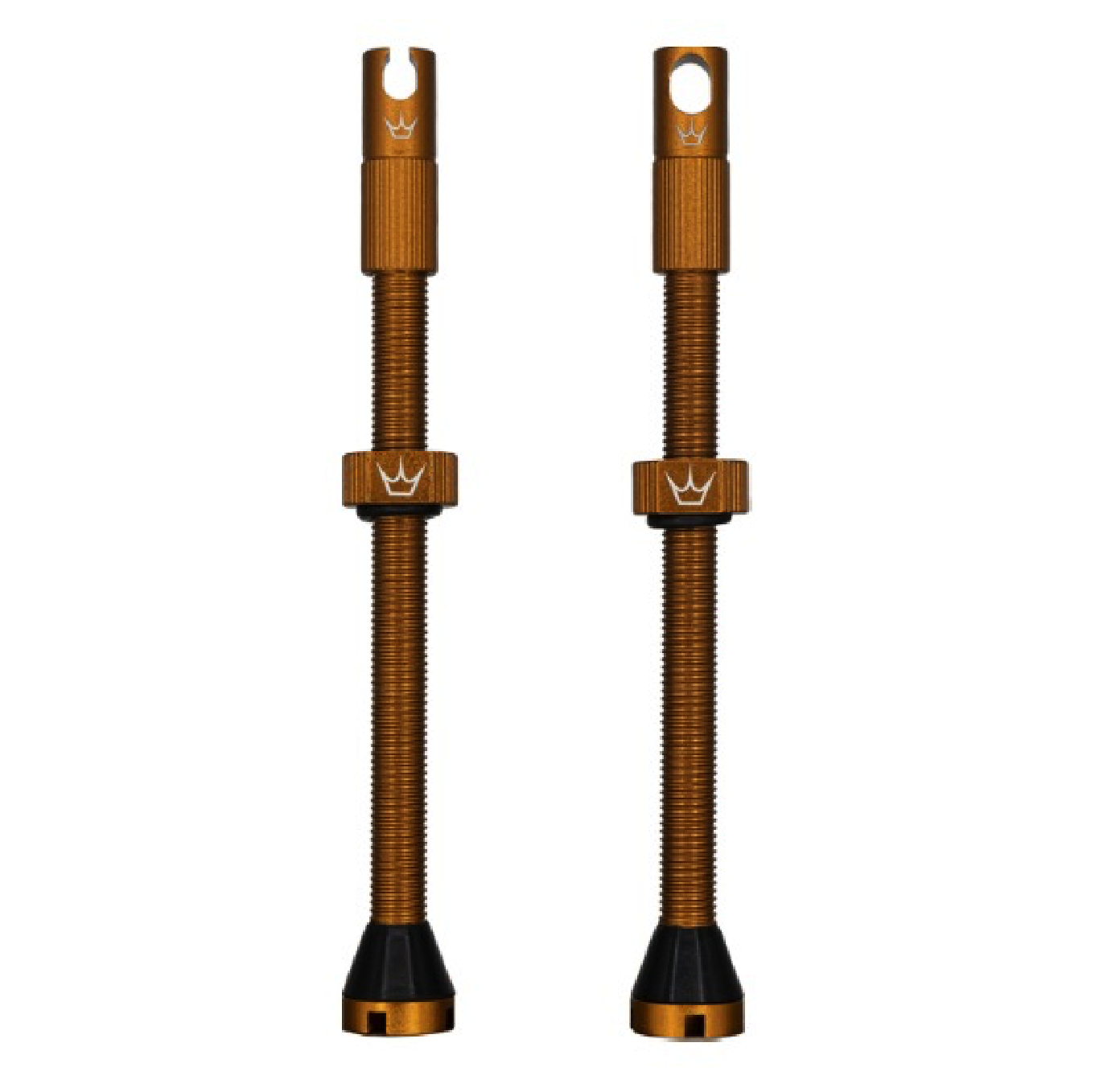 PEATY'S x Chris King MK2 Presta 80 mm Válvulas sem câmara de ar (x2) Bronze