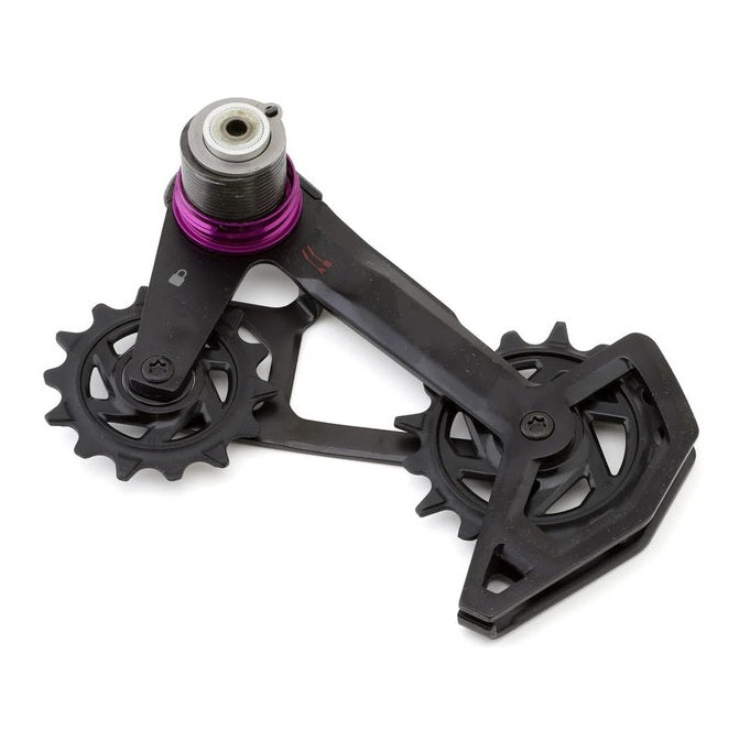 SRAM GX T-Type Eagle AXS Gaiola de desviador completa + roletes