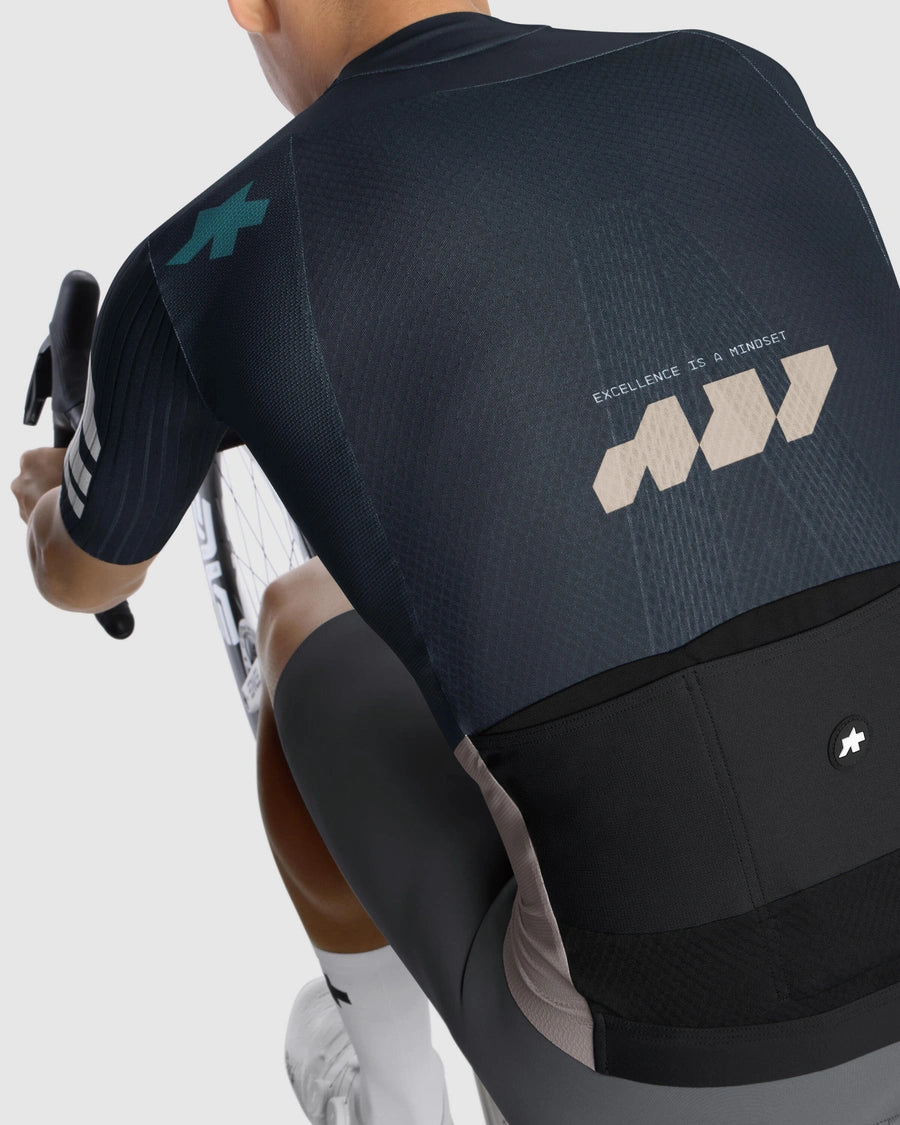 ASSOS EQUIPE RS S11 Something to say Camisola de manga curta azul