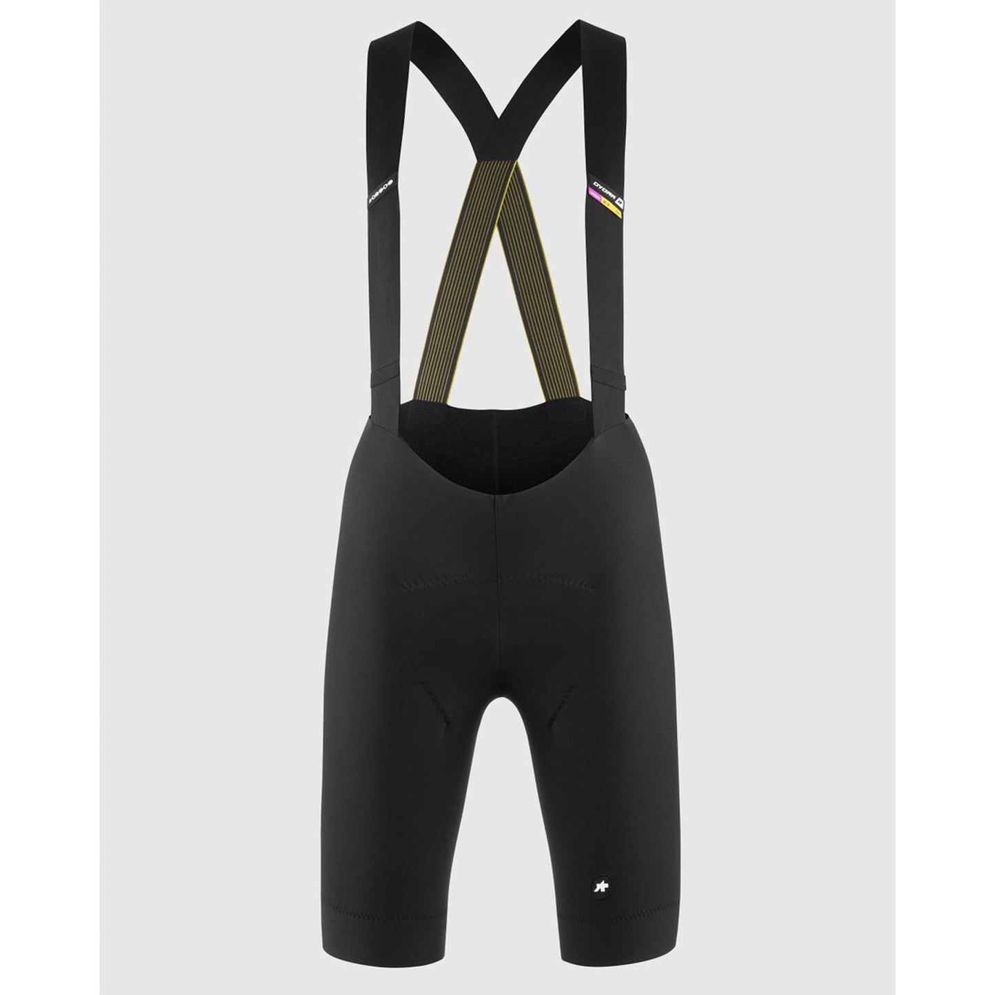 ASSOS DYORA R SPRING FALL Calças curtas com babete para mulher Preto