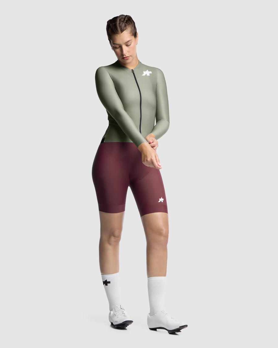 ASSOS UMA GT S11 EVO Camisola de manga comprida para mulher Verde