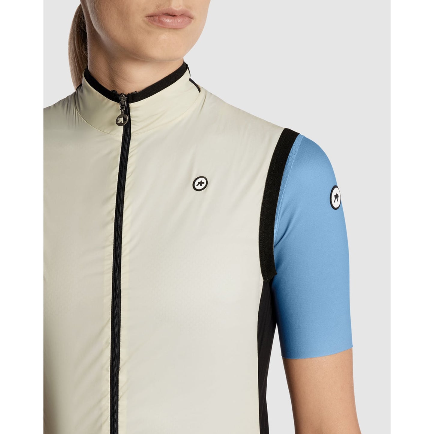 Casaco sem mangas bege ASSOS UMA GT WIND C2 para mulher