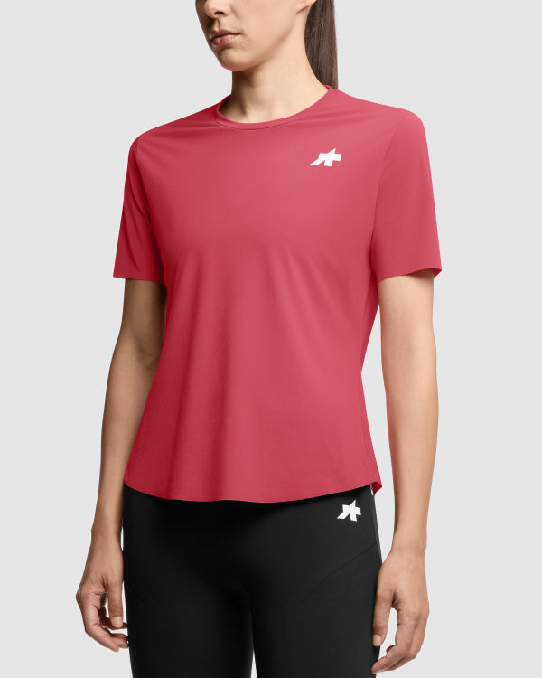 ASSOS TACTICA POST RIDE T5 Camisola de manga curta para mulher Berry