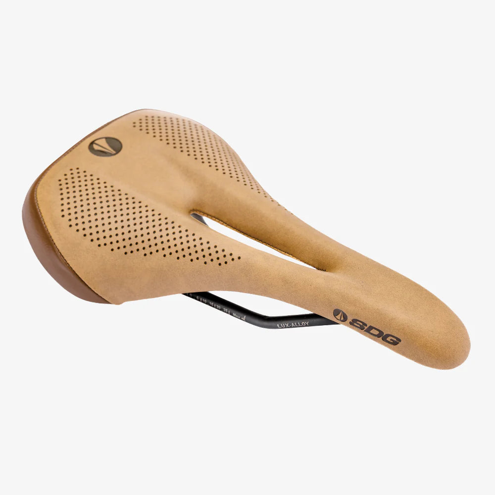 Selim castanho SDG ALLURE V2 Rails Lux-Alloy para mulher