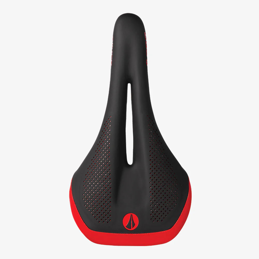 Selim para mulher SDG ALLURE V2 Lux-Alloy Rails Preto/Vermelho