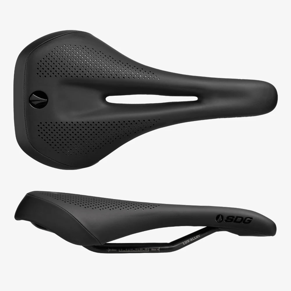 Selim para mulher SDG ALLURE V2 Lux-Alloy Rails Preto