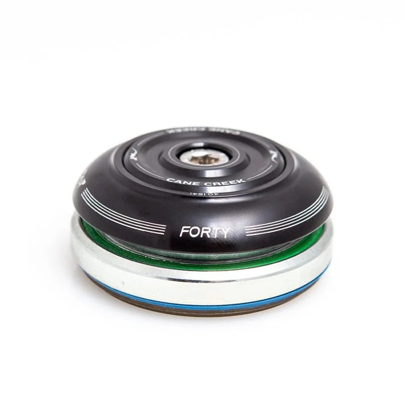 Caixa de direção CANE CREEK 40 Tapered, curta e 51,1 mm de diâmetro externo Tampa larga, IS41/28,6/H8 | IS52/40