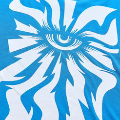 TROY LEE DESIGNSSKYLINE RIDE ONE EYE AERO Jersey Manga curta azul