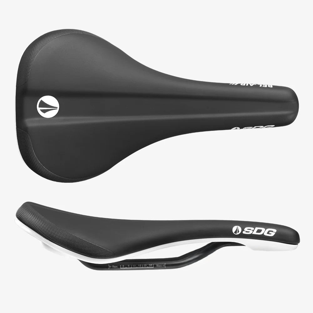 SDG BEL-AIR V3 Steel Rails Saddle Preto/Branco