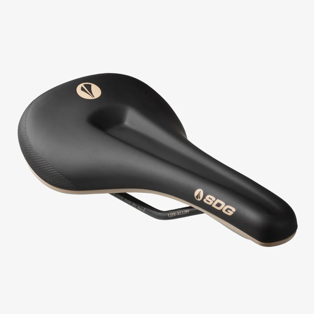 SDG BEL-AIR V3 MAX Rails Lux-Alloy Saddle Preto/Bege