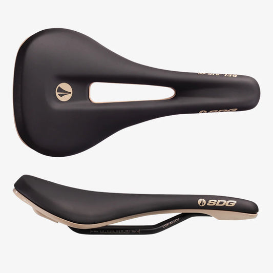 SDG BEL-AIR V3 OVERLAND Rails Lux-Alloy Saddle Preto/Bege